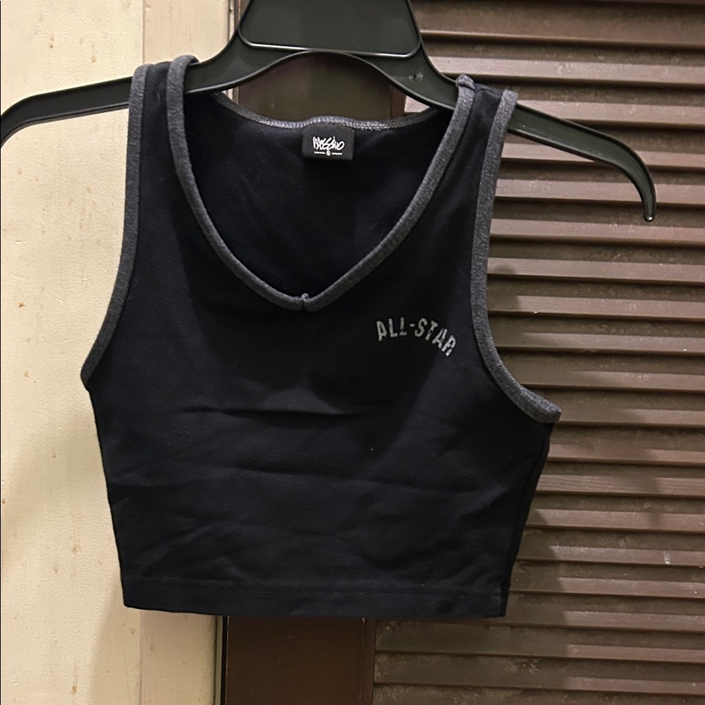 Mossimo Supply Co. Black All-Star Crop Top